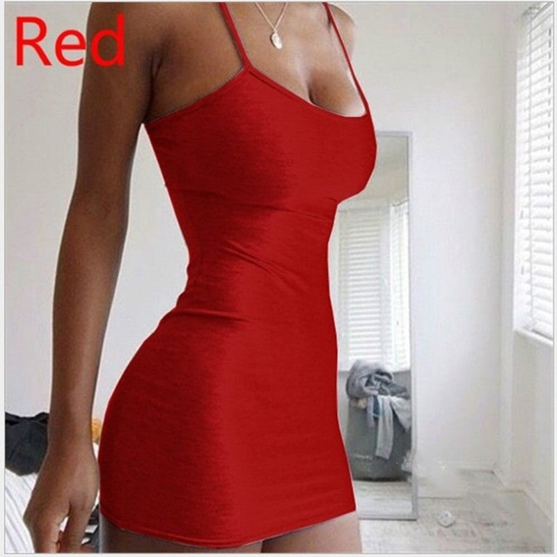 Pure Color Simple Dress