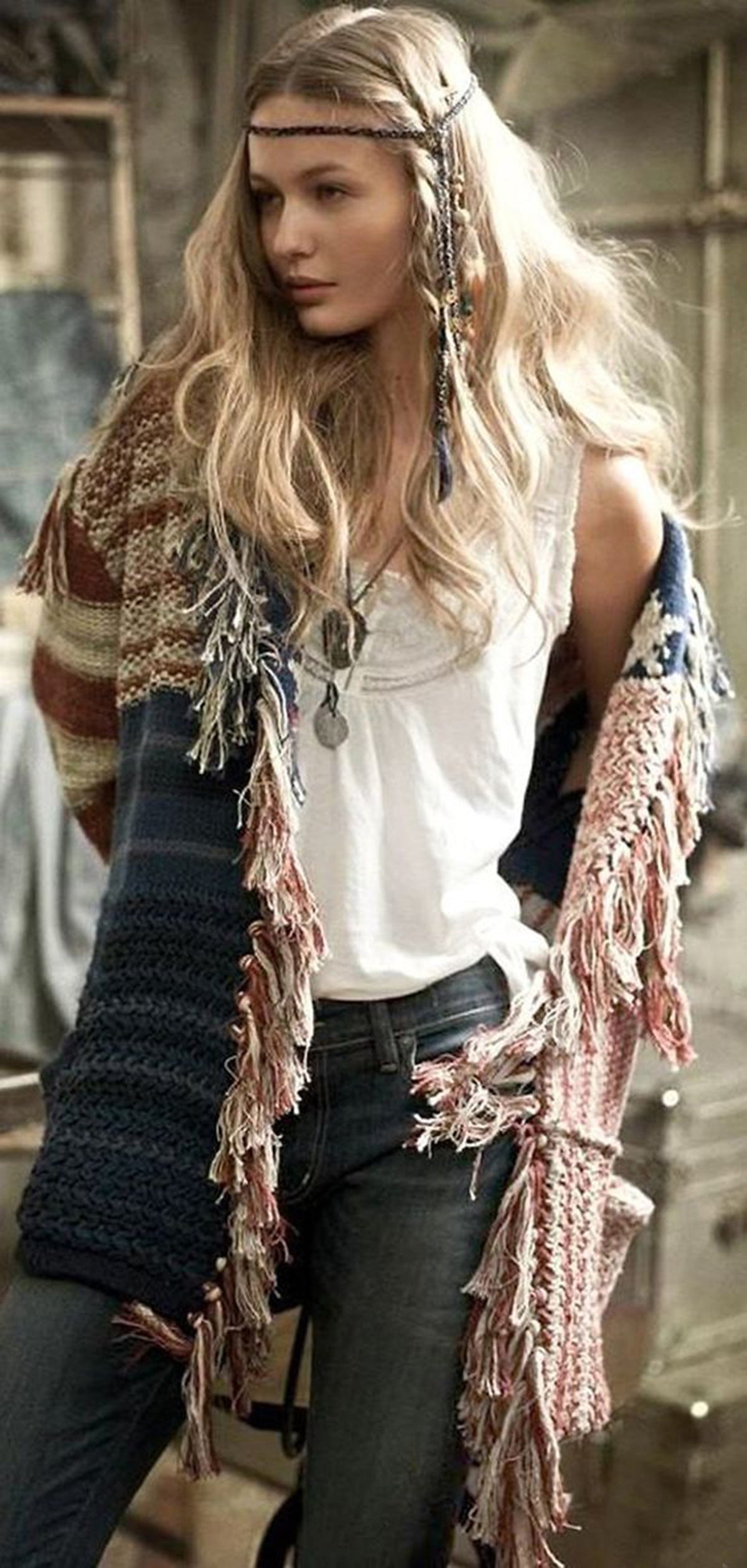 New European and American Sweater Coat